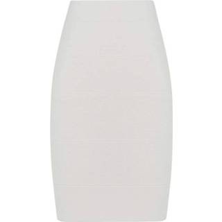 👉 Bandage vrouwen wit Alexa Bodycon Skirt