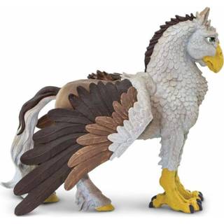 👉 Speelfiguur wit bruin geel kunststof One Size jongens Safari Hippogryph 11,5 cm wit/bruin/geel 95866000172