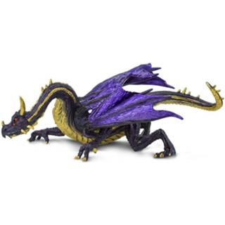👉 Speelfiguur paars kunststof One Size Safari draak junior 23 x 18 7,5 cm 95866101602