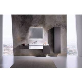 👉 Wastafel keramiek rechthoekig wit Geberit Xeno2 90 cm zonder kraangat overloop, 4025416605461