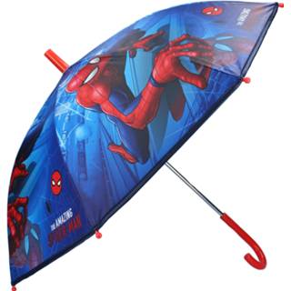 👉 Kinderparaplu meerkleurig One Size kinderen Marvel Spiderman voor jongens/meisjes/kinderen 59 x 71 cm - Regenkleding/regenaccessoires 8712645276666
