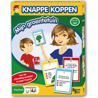 👉 Bordspel One Size groen Knappe Koppen - Mijn groentetuin University Games 794764053142