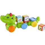 👉 Groen kunststof One Size Fisher-Price activityspeelgoed Krokodil junior 4-delig 887961202649