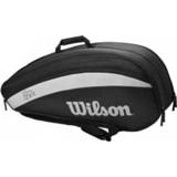 👉 Unisex One Size zwart tassen Wilson Rf team 6 pack 2013003965946