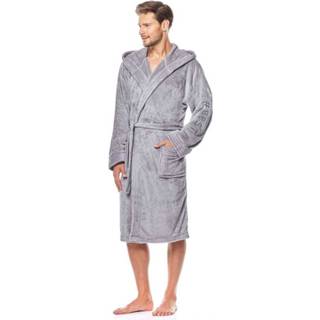 👉 Badjas grijs m mannen heren #Best lichtgrijs met capuchon