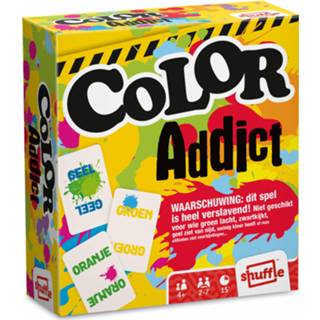 👉 Kaart spel karton meerkleurig One Size multicolor Shuffle kaartspel Color Addict 110-delig 5411068841163