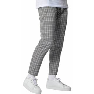 👉 XL male grijs Elias Checkered Pants