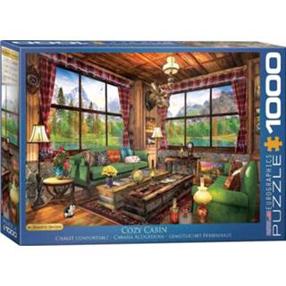 👉 Puzzel engels legpuzzels Cozy Cabin - Dominic Davison (1000 stukjes) 628136653770