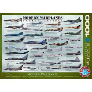 👉 Puzzel engels legpuzzels Modern Warplanes (1000 stukjes) 628136600767