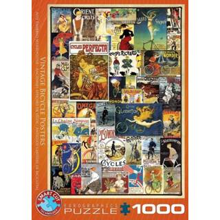👉 Poster engels legpuzzels Vintage Bicycle Posters Puzzel (1000 stukjes) 628136607568