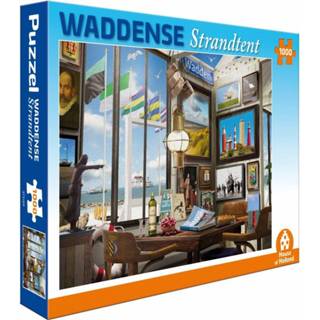 👉 Strandtent nederlands legpuzzels Waddense Puzzel (1000 stukjes) 8719324373159