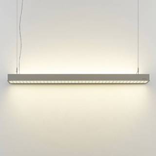 👉 Hanglamp zilver aluminium universeel wit a+ LED kantoor Susi, DALI dimbaar,