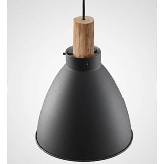 👉 Hanglamp zwart IJzer a++ licht hout Lindby Trebale hanglamp, 1-lamp