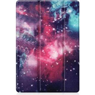 👉 Stuks universum meerkleurig volledig toestel bookcase geen opdruk kunstleer FONU Tri-Fold SmartCase Hoes Samsung Galaxy Tab S7 PLUS (2020) 12.4 inch - (T970 / T975) 7423657185181