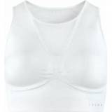 👉 Falke - Women's Bra Top Cup C/D - Sportbeha maat XL, wit/grijs