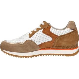 👉 Lage sneakers vrouwen wit leer Gabor 8720251114968