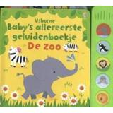 👉 Geluidenboekje stuks Usborne Geluidenboeken baby's allereerste geluidenboekjes - De zoo 9781474951500