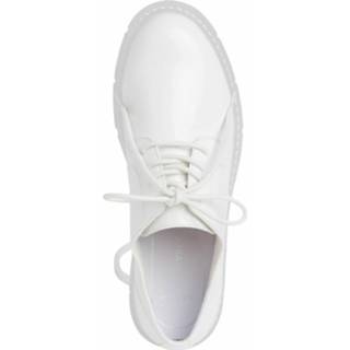 Lage schoenen White Patent synthetischeweefsels wit FEEL-Zool Marco Tozzi schoen 4059255705068