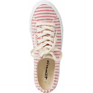 Sneakers chili stripes textiel rood Tamaris Sneaker 4064194364023