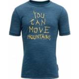 👉 Devold - Kid's Moving Mountain Kid Tee - T-shirt maat 2 Years, blauw