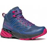 👉 Scarpa - Women's Rush Mid GTX - Wandelschoenen maat 41, blauw/roze