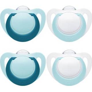 👉 Speen silicoon siliconen 2 jongens NUK Fopspeen Genius maat jongen x set van