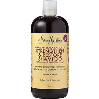 👉 Shampoo unisex vrouwen zwart Shea Moisture Jamaican Black Castor Oil Strengthen & Restore 506ml 7643022213336