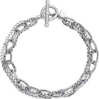 👉 Armband zilverkleur zilver vrouwen aantrekkelijk design 3-rijige AMY VERMONT 4055706117077