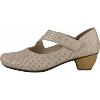 👉 Leer beige Rieker Pumps 4059954608882