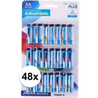 👉 Multi metaal Voordeelpak AA-batterijen Grundig 48x