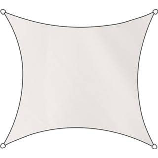 👉 Schaduwdoek wit polyester Como vierkant 5m (wit) 8712757451562
