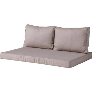 👉 Palletkussen zit en rug Carré (120x80cm) Basic taupe