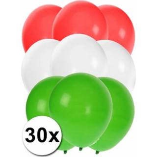 👉 Ballon multi kunststof Feestartikelen ballonnen in Hongaarse kleuren
