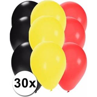 👉 Ballon multi kunststof Feestartikelen ballonnen in Belgische kleuren
