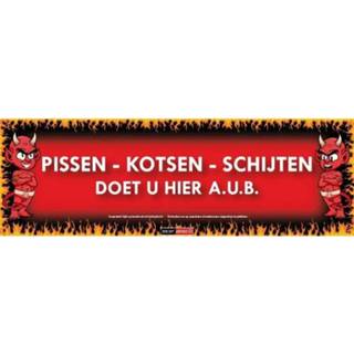 👉 Tekst sticker SD Pissen-Kotsen-Schijten