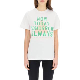 👉 Print T-shirt m vrouwen wit Now today