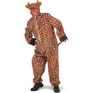 👉 Giraffe kostuum bruin pluche volwassenen Carnavalskleding voor