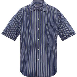 👉 Shirts korte mouw male blauw Short sleeve shirt