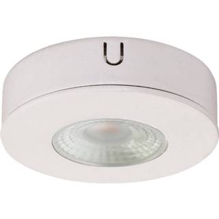 👉 Opbouwspot wit aluminium LED Pavo 3 Watt 2700K 260lm Ø69 mm 8720364407216