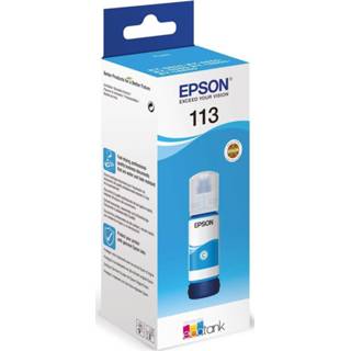 👉 Cyaan Epson inktfles 113, 6.000 pagina's, OEM C13T06B240, 8715946674711