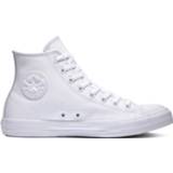 👉 Converse All Stars Leather Hoog 1T406 Wit-39.5