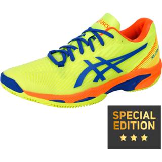 👉 Tennis schoenen neongeel mannen Asics Solution Speed FF 2 Clay Tennisschoenen Special Edition Heren 4550330048006