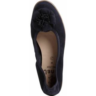 👉 Ballerina's marine leer blauw soft flex Jana Ballerina 4059257859752