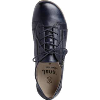 👉 Lage schoenen marine leer blauw soft flex Jana schoen 4059257868426