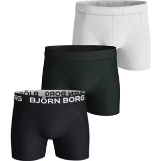 👉 Boxer short zwart XXL mannen Björn Borg Seasonal Solid Sammy Boxershort Verpakking 3 Stuks Heren 7321465245564