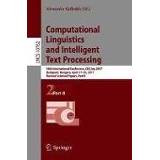 👉 Engels Computational Linguistics and Intelligent Text Processing 9783319771151