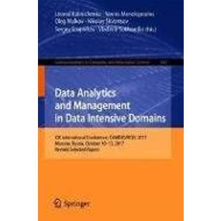 👉 Engels mannen Data Analytics and Management in Intensive Domains 9783319965529