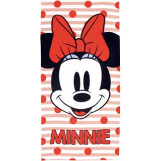👉 Strandlaken rood microvezel meisjes Arditex Minnie 70 X 140 Cm Microfiber 8430957129387