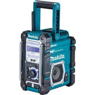 👉 Accu bouwradio active Makita DMR112 7.2-18V Li-Ion - DAB+&Bluetooth- werkt op netstroom&accu