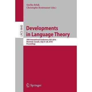👉 Engels Developments in Language Theory 9783662531310